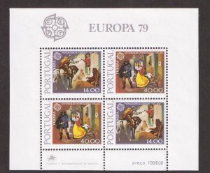 Portugal  #1423-1424a  MNH  1979  Europa sheet  postal history