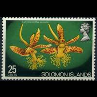 SOLOMON IS. 1972 - Scott# 242 Orchids 25c NH