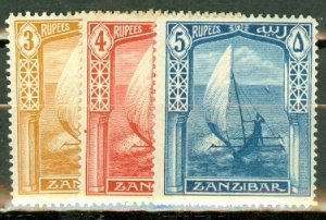 LC: Zanzibar 120-133 mint CV $202; scan shows only a few