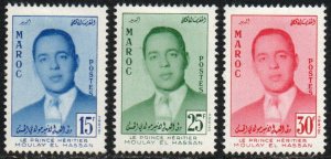 Morocco Sc #16-18 Mint Hinged