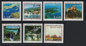 Croatia Birds Ships Waterfall 150th Anniversary of Tourism in Croatia 7v