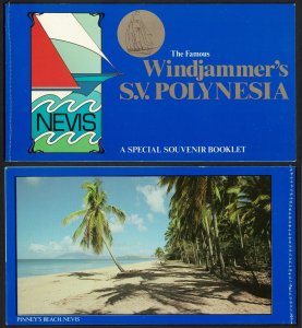 Nevis Ship Boat 'SV Polynesia' Booklet White stitching 1980 MNH SG#SB1