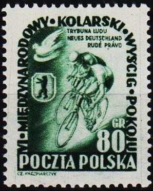 Poland. 1953 80g S.G.806 Unmounted Mint