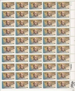 C116 Complete Sheet of 50 FR. Junipero Serra 44 Cent Airmail Stamp - Stuart Katz