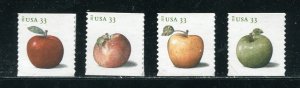 4731 - 4734 33¢ Apples All 4 Single Coil Stamps MNH 2013