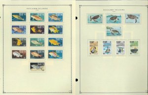 Pitcairn Islands 1940=1989 MNH &* LH in Mounts on Scott Internation al pages