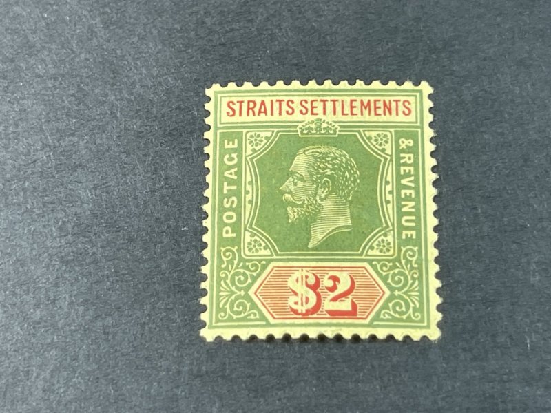 STRAITS SETTLEMENTS # 166--MINT/HINGED----SINGLE----1915