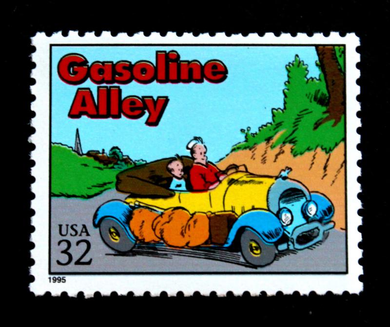 US Stamp Sc #3000h MNH Comic Strip Classics - GASOLINE ALLEY 1995