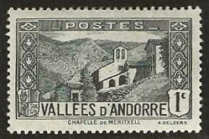 French Andorra  23, mint, hinged.  1932.  (A993)