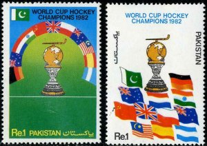 HERRICKSTAMP PAKISTAN Sc.# 563-64 World Cup Champ.