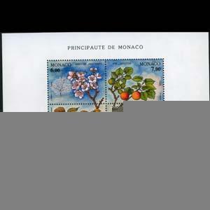 MONACO 1994 - Scott# 1934 S/S Apricot NH