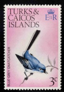 Turks and Caicos Islands Scott 268A MNH** Blue Grey  Gnatcatcher wmk 314 upright