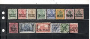GERMANY OFFICES ABROAD MOROCCO COLLECTION MINT/USED
