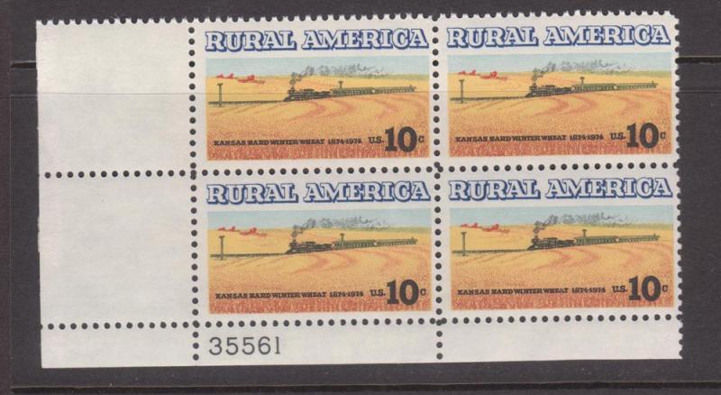 1506  Plate Block MNH