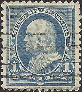 # 264 Blue Used Ben Franklin