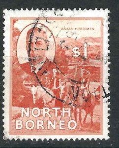 North Borneo  234 SG 367 Used F/VF 1950 SCV $4.75