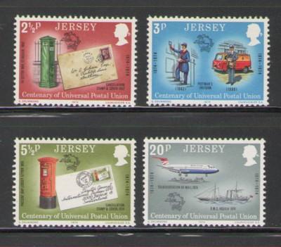 Jersey Sc 99-102 1974 UPA Anniv stamps mint NH