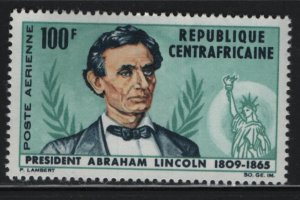 CENTRAL AFRICAN REPUBLIC,  C28 MNH  LINCOLN