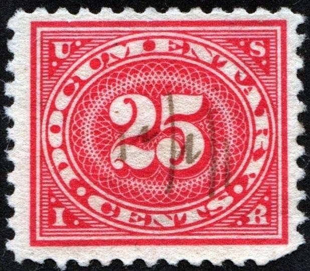 R236 25¢ Documentary Stamp (1917) Used