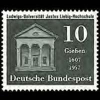 GERMANY 1957 - Scott# 768 Liebig Laboratory Set of 1 NH