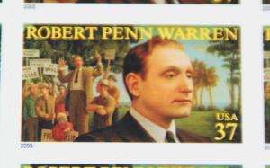 2005 sheet of stamps Robert Penn Warren Sc #3904