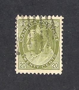 Canada  #84  used XF