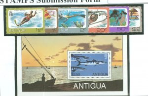 Antigua #438-443/546 Mint (NH) Souvenir Sheet