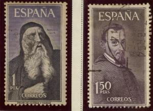SPAIN scott #1197-1198 used