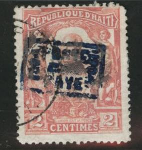 HAITI Scott 103 used 1904 stamp 