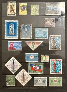 Haiti mixed set of 20 stamps, used nice condition