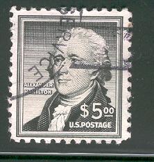 US 1053 USED ALEXANDER HAMILTON