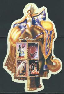 Palau 740 2003 Circus m/s MNH