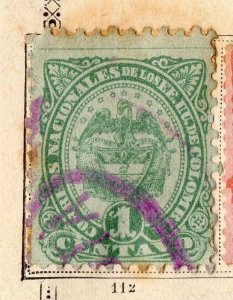 Colombia 1883-84 Early Issue Fine Used 1c. 154117