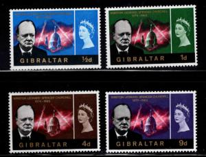 GIBRALTAR Scott 171-174 Churchill memorial set MH*