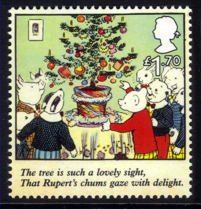 GB 2020 QE2 £1.70 Rupert Bear Christmas Tree Umm SG 4427 ( F243 )