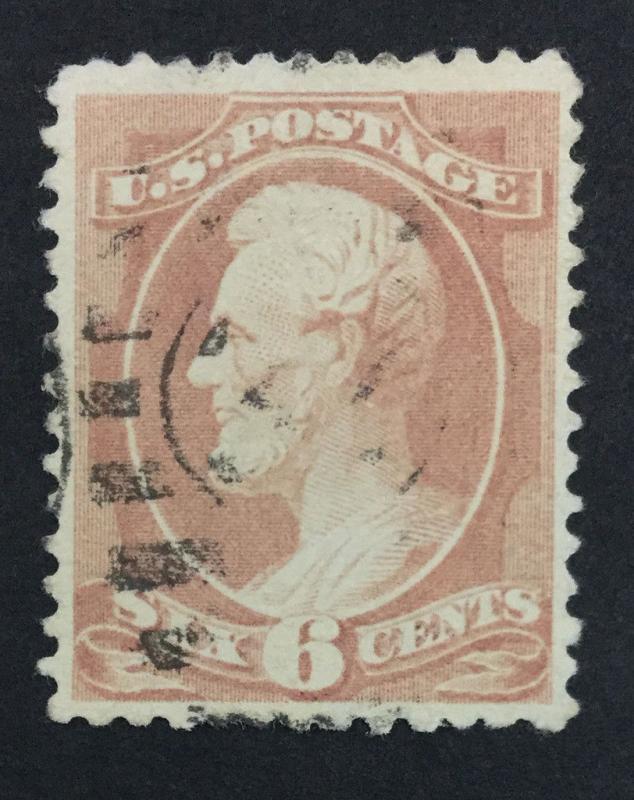 US #208 USED $110 LOT #5333