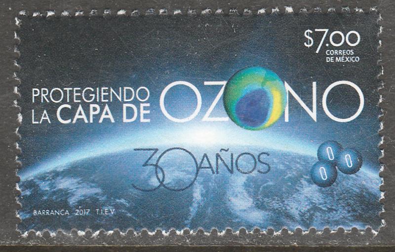 MEXICO 3074, PROTECTION OF THE OZONE SHIELD. VF MNH