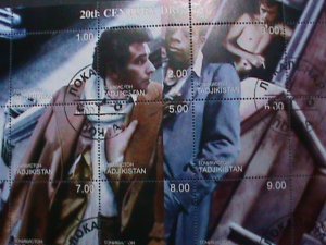 TAJIKISTAN STAMP- TWENTY CENTURY DREAMS-MOVIE STARS- CTO LARGE STAMPS SHEET