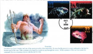 #3439-3443 Deep Sea Creatures SET OF 2 Different ONE SHOWN – S&T Cachet 