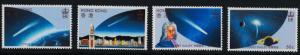 Hong Kong 461-4 MNH Halley's Comet, Space