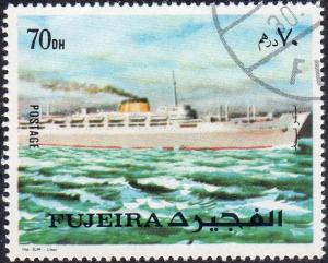 Fujeira sw1535 - Cto - 70dh Ship (1973) (cv $0.60)