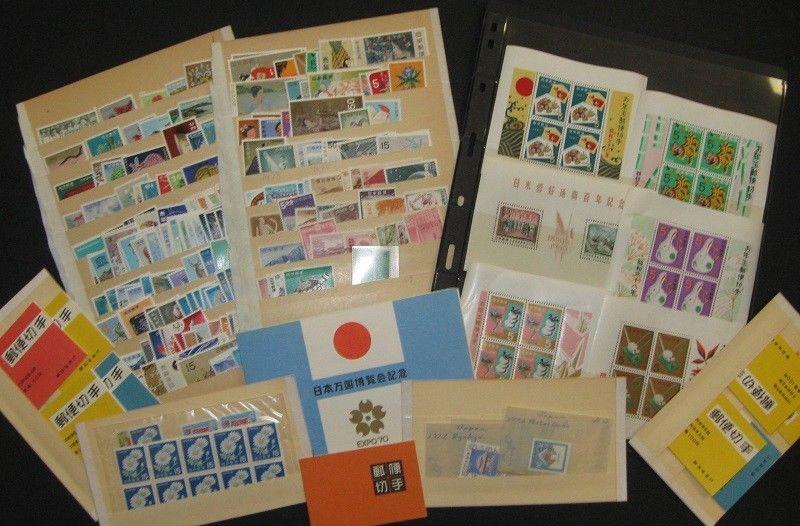 JAPAN, RYUKUS, MODERN MINT SINGLES, SETS, S/S/ VF HIGHER CAT