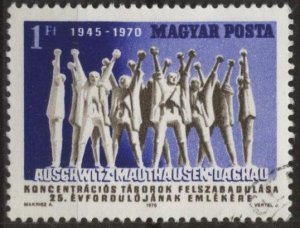 Hungary 2061 (used cto) 1fo concentration camp martyrs (1970)