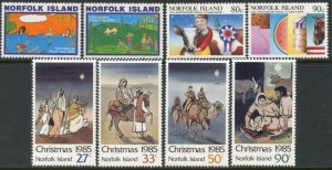 NORFOLK ISLAND Sc#369-376 1985 Three Complete Sets OG Mint NH