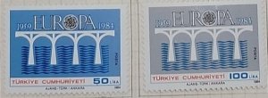 SKV) 1984 TURKEY, Europa Issue. 25th Anniversary of the Europa Issues, mint,