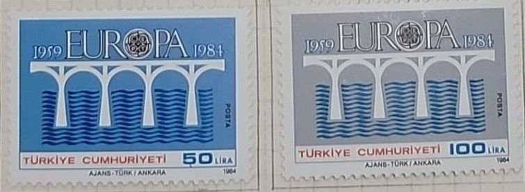 SKV) 1984 TURKEY, Europa Issue. 25th Anniversary of the Europa Issues, mint,