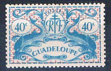 Guadeloupe 170 MLH Dolphins 1945 (G0343)+