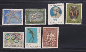 Greece 909-915 Set MNH Sports, Balkan Games (B)