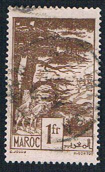 French Morocco 203 Used Cedars (BP13918)