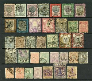 Iraq #27//103 & #168 (PE356) (36) Different issues til 1900, U, F-VF, CV#398.50